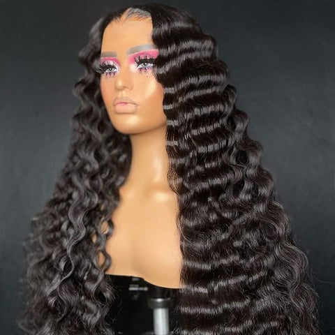 Real HD Lace |Pineapple Wavy 13x4 HD Lace Pre-Plucked Clean Hairline Pre-Bleached Knots