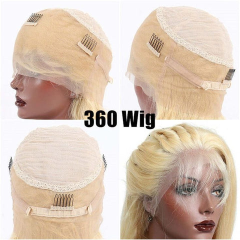 360 Wig Can Do Ponytail & Bun 613 Blonde 180% Density